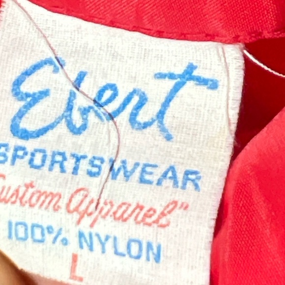 Vintage Good Cents Store Red Lightweight Button Up Windbreaker Jacket - Picture 4 of 4